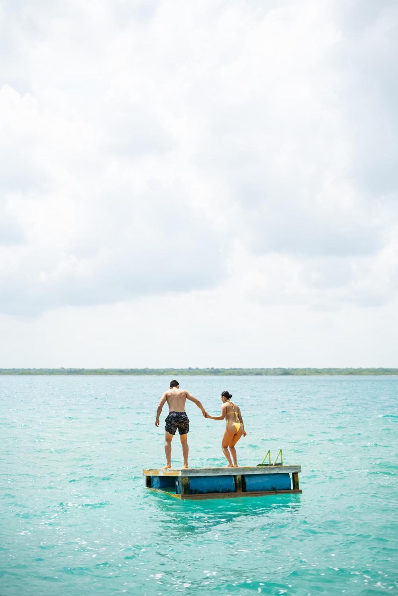 B 7 Blue Bacalar Apartman Kültér fotó